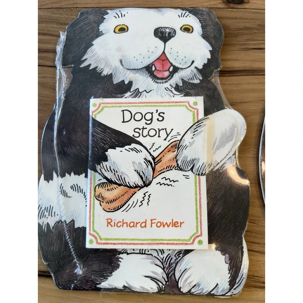 Vintage Richard Fowler Dog & Bear Story Books Cat‎ Letter Writing Set Sealed Lot
